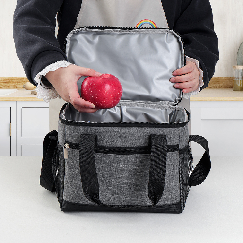 Bolsa de almuerzo transfronteriza de gran capacidad bolsa de picnic al aire libre bolsa de almuerzo de mano bolsa de aislamiento térmico bolsa de almuerzo de trabajo bolsa de almacenamiento