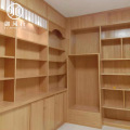 立式靠墙书柜新日式木质展示柜实木制珠宝展示柜客厅卧室储物柜子