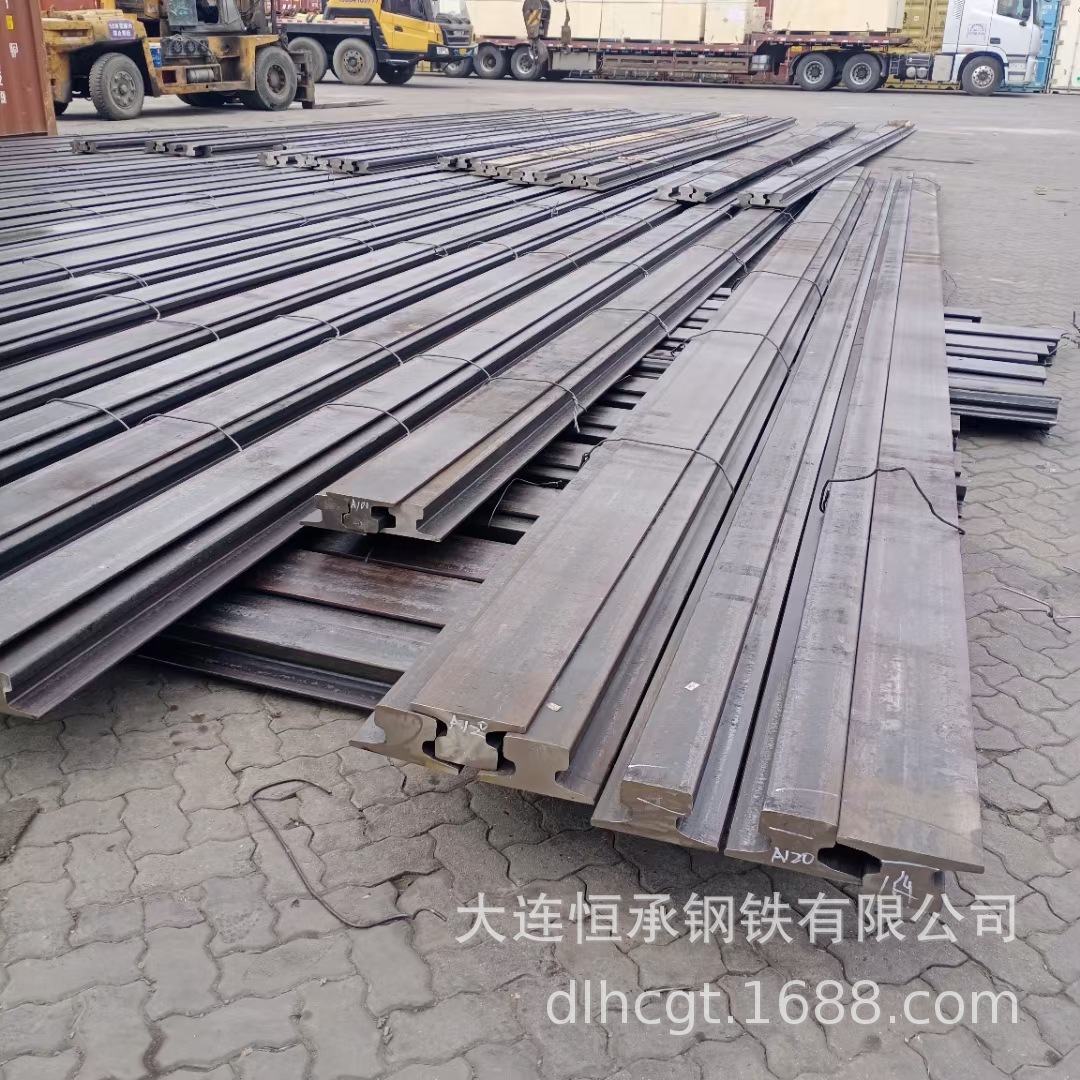 德标钢轨A55A65A75 DIN536欧标轨道钢 900A 港口起重机轨道优惠