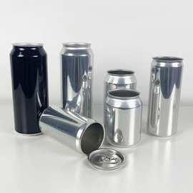 晶知易拉罐铝罐空空罐子酿啤酒罐饮料塑料透明奶茶罐铝瓶杯速卖通