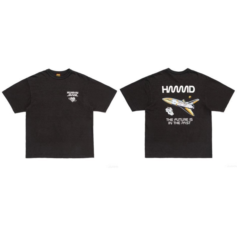 日本アメリカのトレンディなブランドヒューマンドラゴン年限定半袖メンズカップル夏の漫画動物 Tシャツ純綿トップ|undefined
