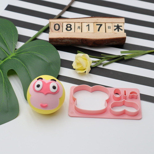 New Handicraft Set Molds for Children - Cute Plastic Animal Cartoon Print Craft Molds