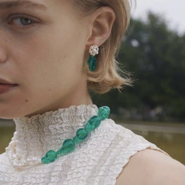 耳环;项链;耳钉