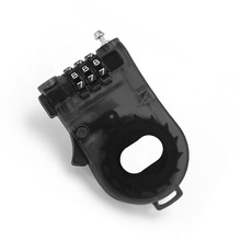 摩托车电动车头盔锁  可伸缩钢丝绳钢丝钢缆密码锁