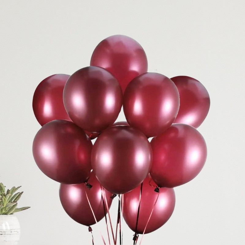 Globos perlados de 5 pulgadas, globos pequeños de colores intensos para decoración de fiestas de cumpleaños infantiles, set personalizado para Nochevieja 2026.