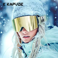Kapvoe красочные магнитные лыжные очки на открытом воздухе солнцезащитные очки для альпинизма