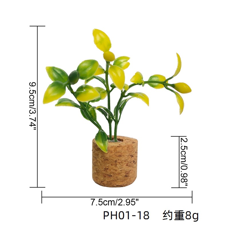 Simulación de suministro transfronterizo suculenta flor artificial en maceta Corcho decoración del coche simulación planta tapón de vino refrigerador pegatinas al por mayor