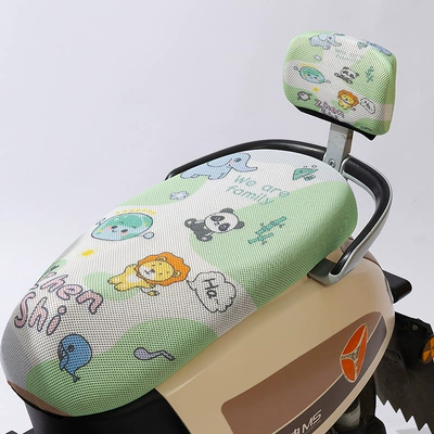 in stock generation electric battery car seat cover sunscreen heat insulation breathable mesh cover pedal motorcycle universal seat cover (Motorcycle cushion) - protect-the-earth-backrest-cover-small-size