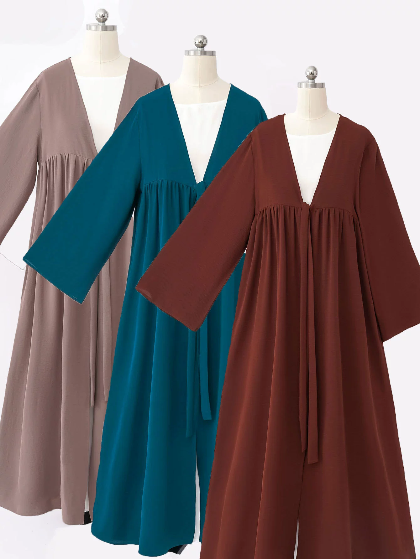 Стильное элегантное длинное рукав, пояс, кардиган, боди, Physicals, (международная торговля)