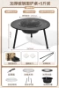 Extra large and thickened tabletop stove [carbon steel tabletop. Durable for ten years] comes with a 7-piece set + 5 pounds