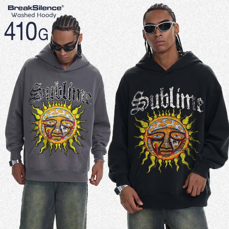 2025 Autumn Sublime New American Street Couple Sweatshirt Direct Inkjet Printing Washed Boys Easiest for Match Jacket