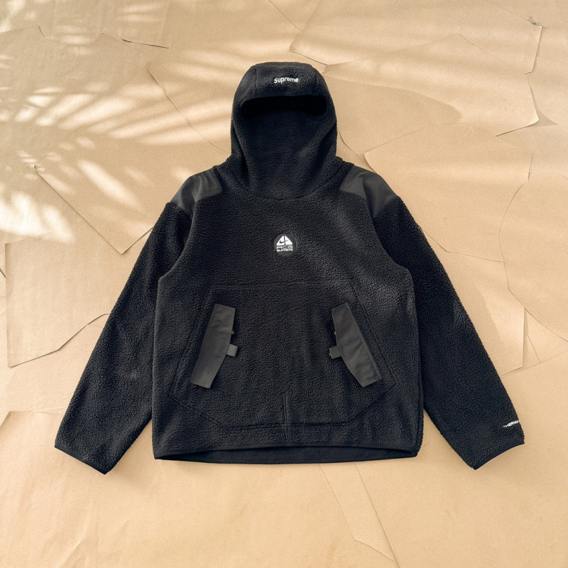 Acg Co-Branded Up2024 New Autumn and Winter Fleece Pullover Pullover Double-Sided Polar Fleece Co-Branded Sweatshirt