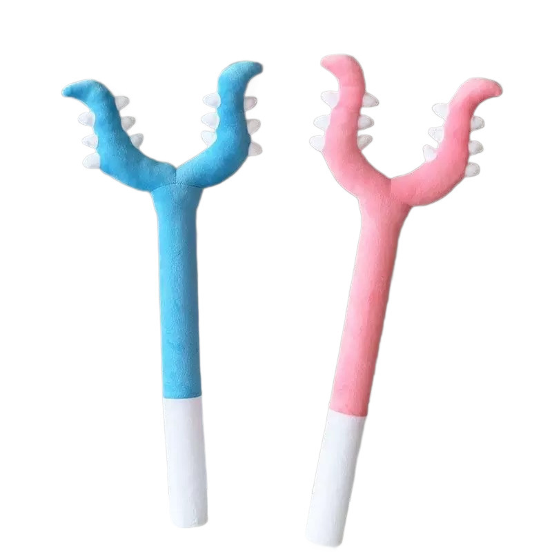 Plush Black Cat Pet Chiikawa Hachiko Children's Toy Fork Cat Winter Wholesale Attack Stick Plush Black Cat Pet Chiikawa Hachiko Children's Toy Fork Cat Winter Wholesale Attack Stick