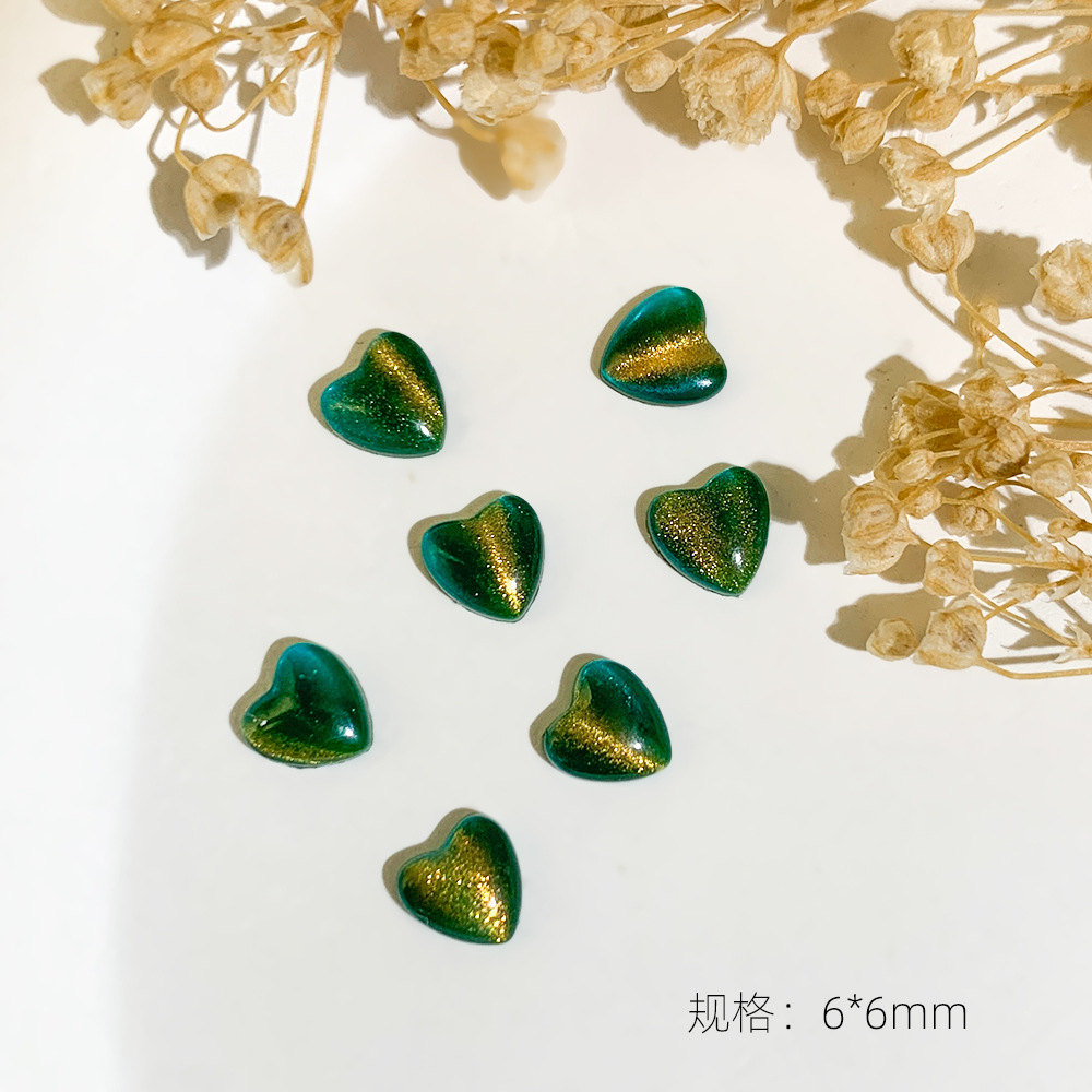 사랑-6mm-녹색 고양이의 눈