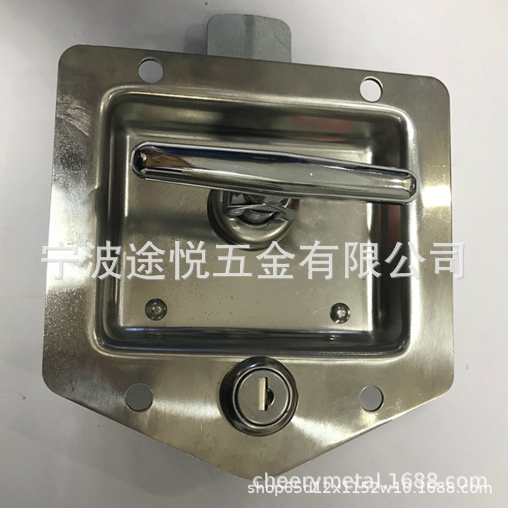 Factory Supply Stainless Steel Truck Toolbox Lock Stainless Steel T-Lock Cabinet Panel Lock RV Lock Stainless Steel