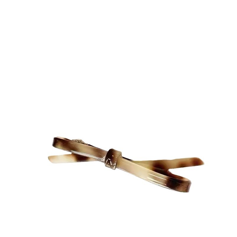 Presilha de cabelo com laço elegante acessório de mola_voghion.com