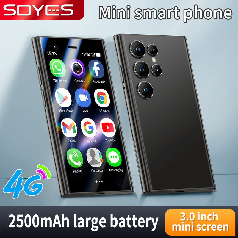 SOYES4G网络S24PROMAX小手机安卓四核Smartphone3.0迷你智能手机