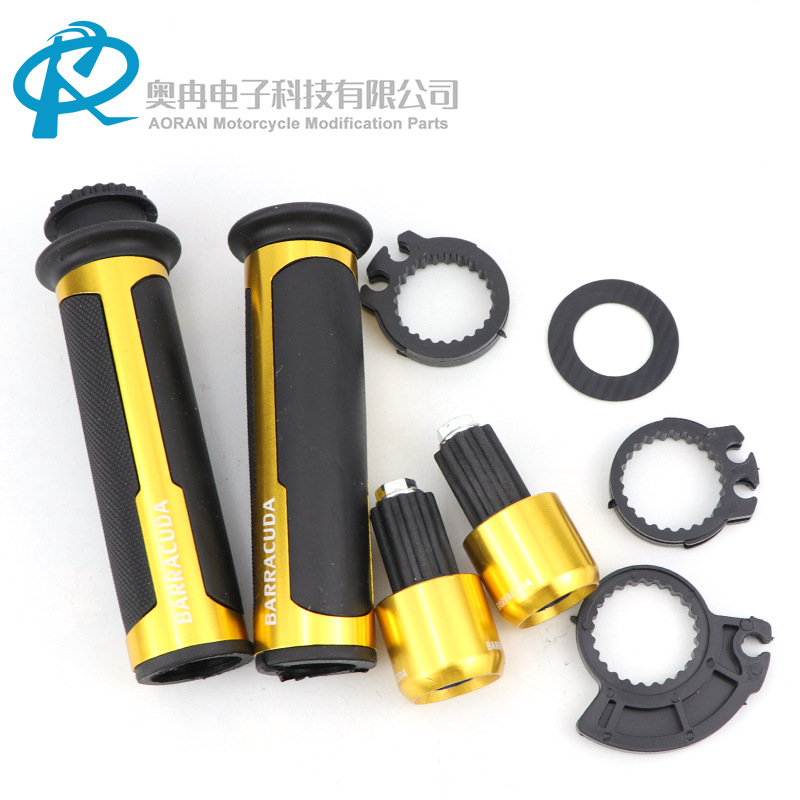 Ba Handlebar Cover Aluminum Alloy Throttle Handle Cover Hand Tape Handlebar Plug Handlebar Throttle Card Motorcycle Modification Accessories