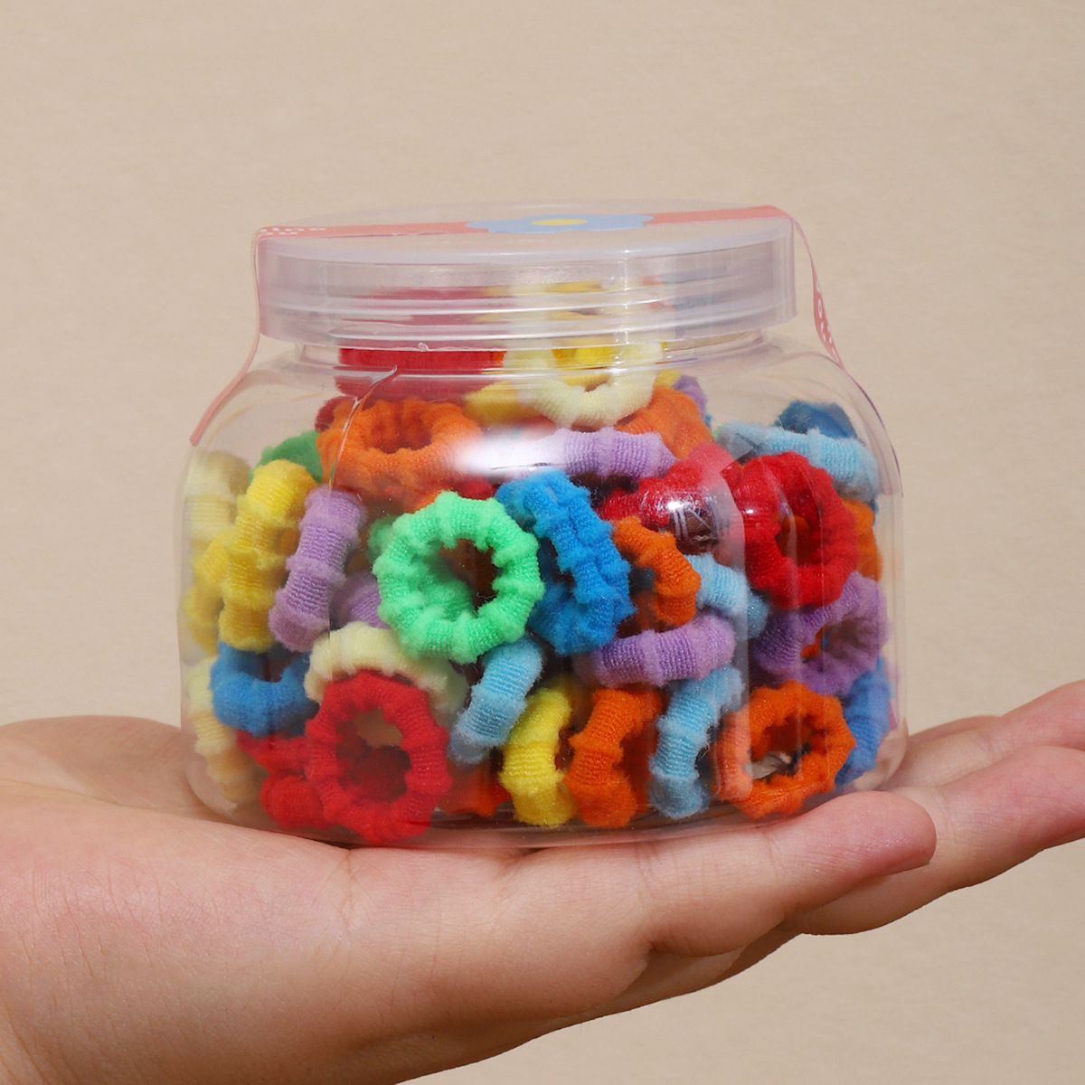 Bright color 100-piece canned anti-slip ring