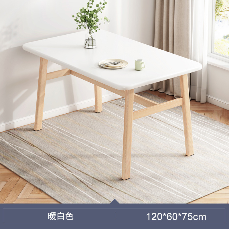 Apartamento pequeño mesa de comedor sala de alquiler mesa de comedor casa moderna mesa de comedor simple restaurante rectangular mesa de comedor y silla combinación