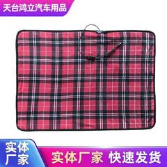 工場卸売り旅行車載加熱小角ブランケットUSB加熱角マット膝保護ブランケット5V電気ブランケット赤白黒格
