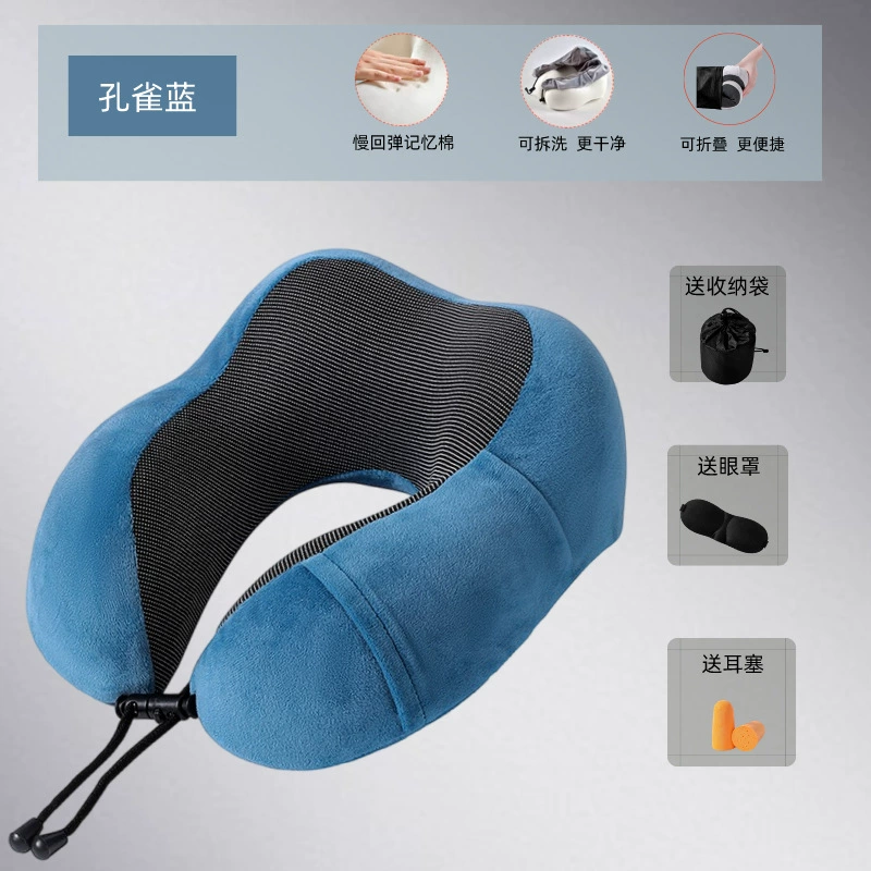 Handheld neck pillow for sleep for traveling, with neck protection