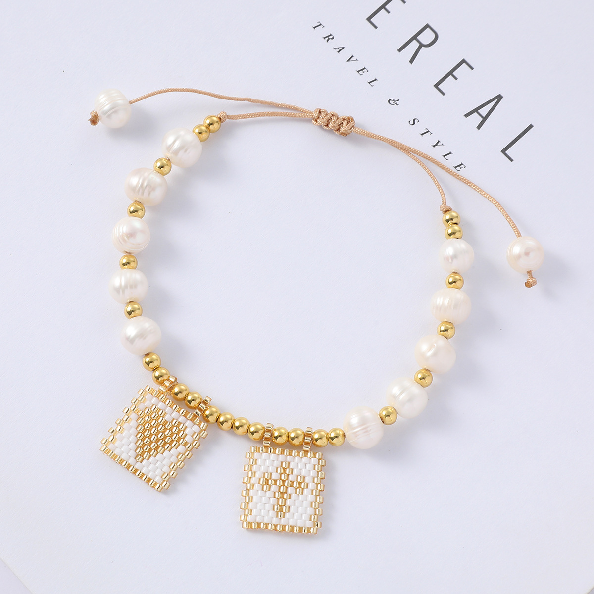 Original Design Heart Shape Freshwater Pearl Bracelets display picture 4