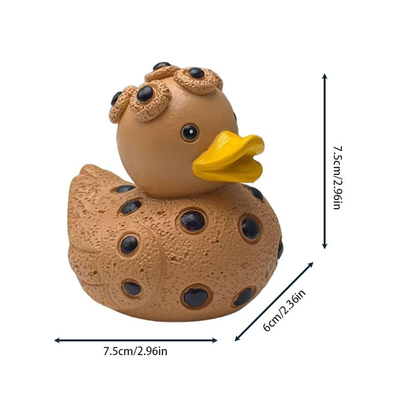 Nuevo producto transfronterizo, Pato Vegetal de Diseño Peculiar, Artesanía de Resina de Pato Vegetariano