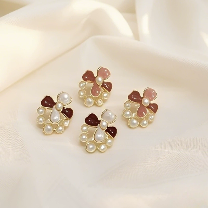 Взрывной кошачий глаз цветочные серьги женские ниши высокого уровня чувство ультра-мерцающий бриллиант серьги сетка красные ушные украшения оптом