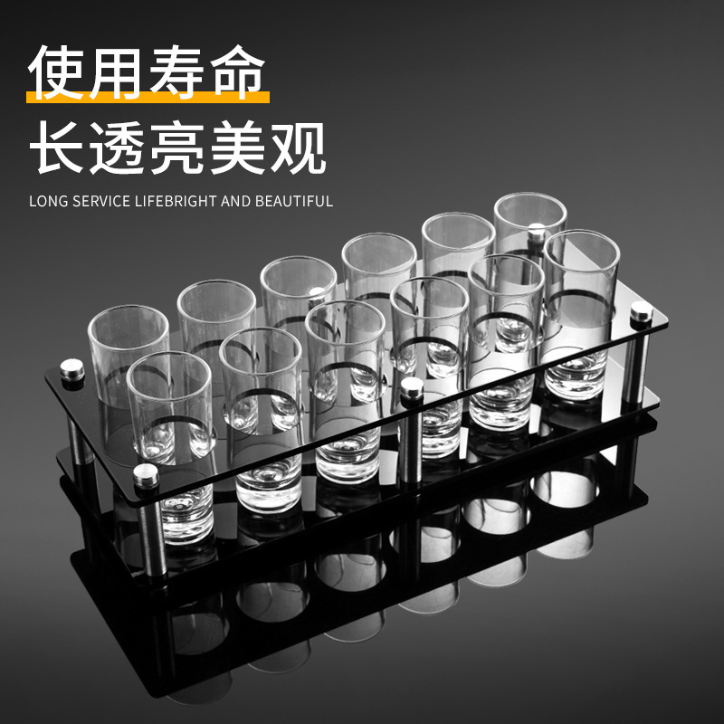 Vidrio NOGE taza de cerveza de vidrio traje de Bar KTV especial pequeño vidrio una taza resistente a la caída de los espíritus domésticos taza