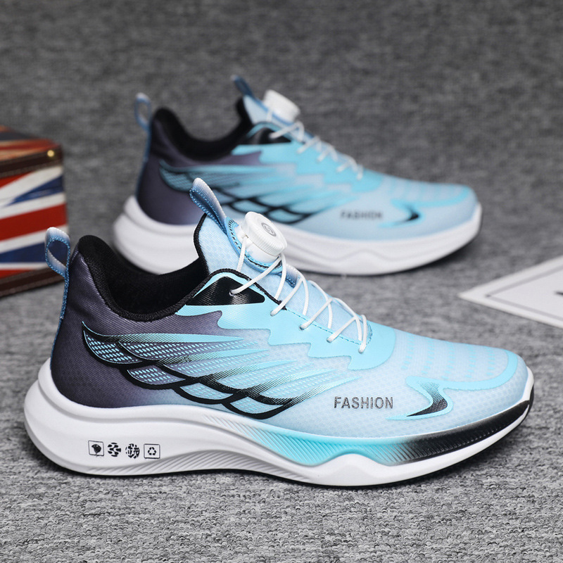 Zapatos de hombre de verano nuevos zapatos de deporte casuales transpirables botones de moda moda universal zapatos de correr de estudiantes ligeros