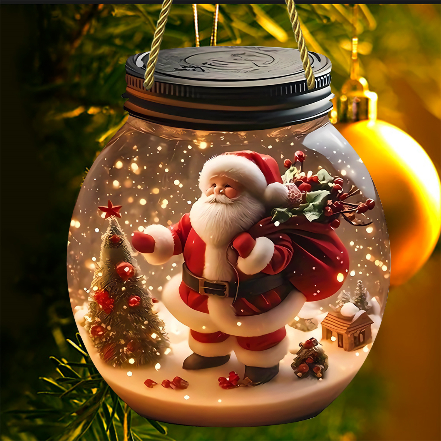 YK6022 산타클로스 병 모델