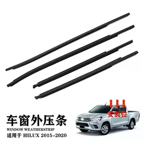 Hilux Revo 16-25 Pəncərə Şüşəsi Xarici Trim Zolağı, Su Keçirməyən Yapışqan Zolaq