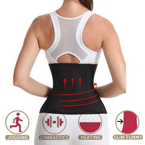Sports Summer Thin Style Autumn Body Sweating Butt Lift Belt Polyester Postpartum Three-Breasted Buttons