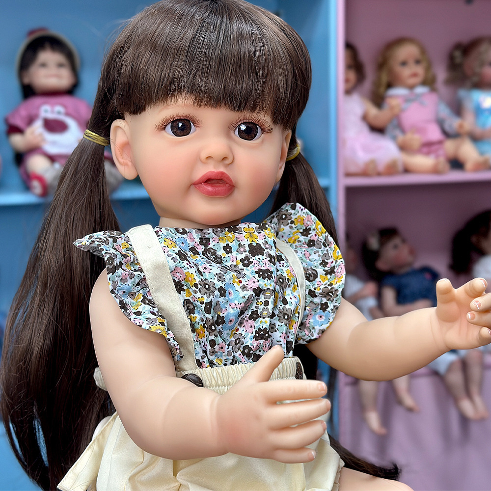 Muñecas transfronterizas de venta caliente para niños muñecas tiemblan juguetes de chicas pesadas acompañantes lotes de simulación muñecas suaves