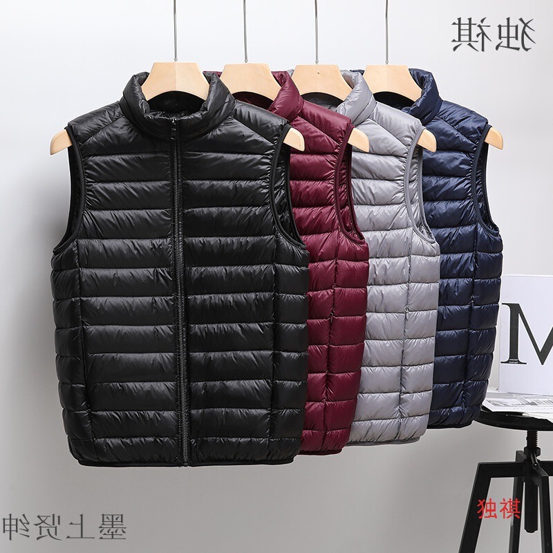 Clearance Tail Single Brand Down Cotton-padded Jacket Vest Men's Autumn and Winter Warm Loose plus size Vertical Collar Outer Wear Work Jacket Clearance Tail Single Brand Down Cotton-padded Jacket Vest Men's Autumn and Winter Warm Loose plus size Vertical Collar Outer Wear Work Jacket
