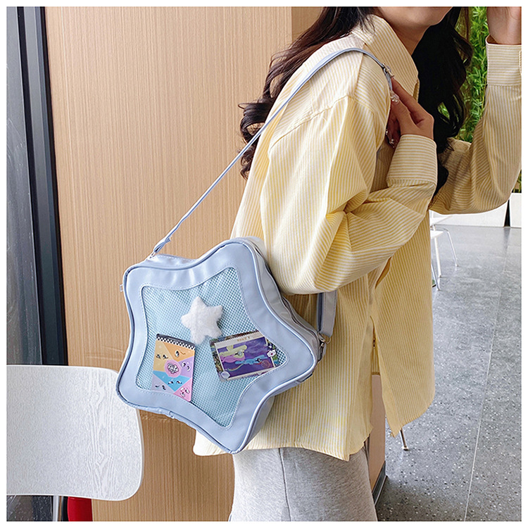 This year's popular color bags, 2025 new star bags, Japanese-style sweet single-shoulder bags, crossbody bags, women's bags, cross-border undefined