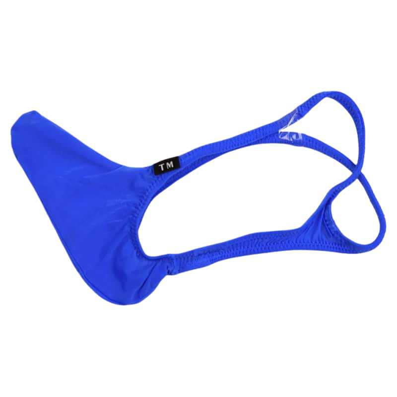 Men's Thong Men's Fashion U Convex Bag Elastic Ice Silk Single Thong Men's Underwear t Pants Ps-25-C06231