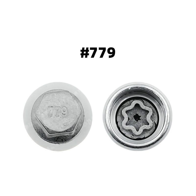 Applicable to Skoda # 761 - # 780 Car Tire Anti-Theft Screw Socket Tire Removal Tool Key