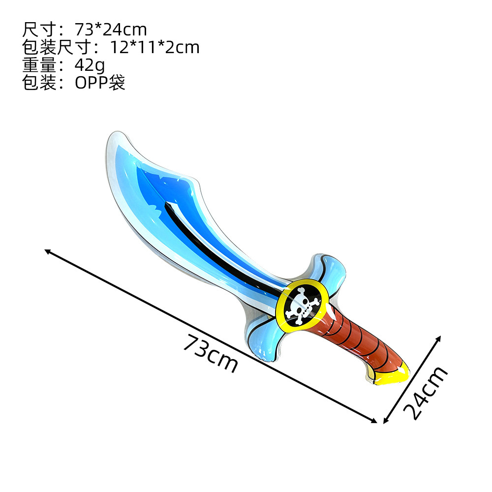 Blue pirate knife