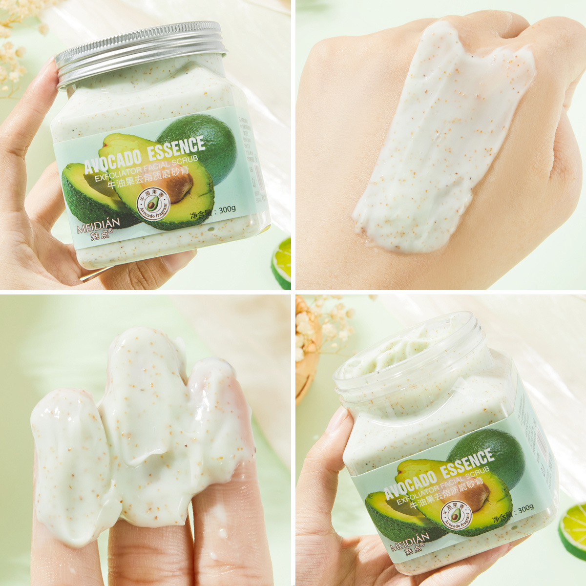 Meidianguoxiang skin care bath salt back foot hand large capacity body scrub wholesale a generation of hair