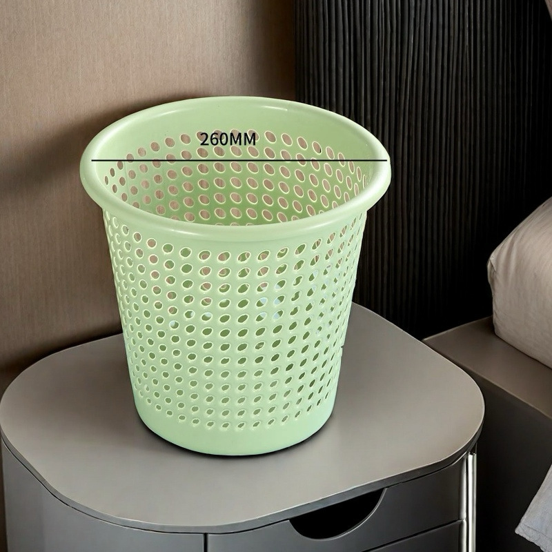 紙かご家庭用蓋なし客間トイレ特大トイレ厚いゴミ箱プラスチックゴミ箱家庭用透かし彫り|undefined