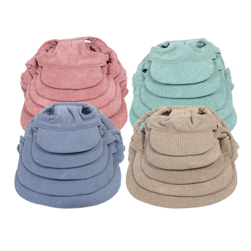 Pet it, casual dress, cat and dog hat, Amazon corduroy pet baseball cap, sun protection outdoor headwear