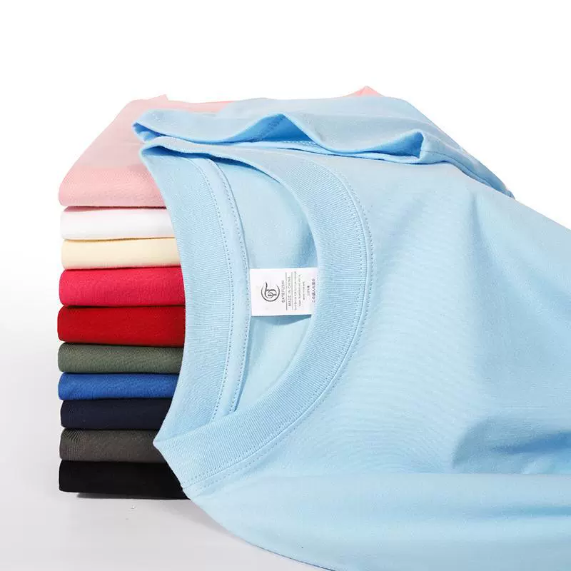 Хлопковая бревенчатая рекламная культурная рубашка с принтом, рабочая одежда, полная 220 г, тяжелая футболка с круглым вырезом, мужская оптовая продажа с коротким рукавом