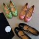 Sheepskin version ~ girly thick soft leather Mary Jane shoes women's 2025 new buckle bow shallow mouth shoes