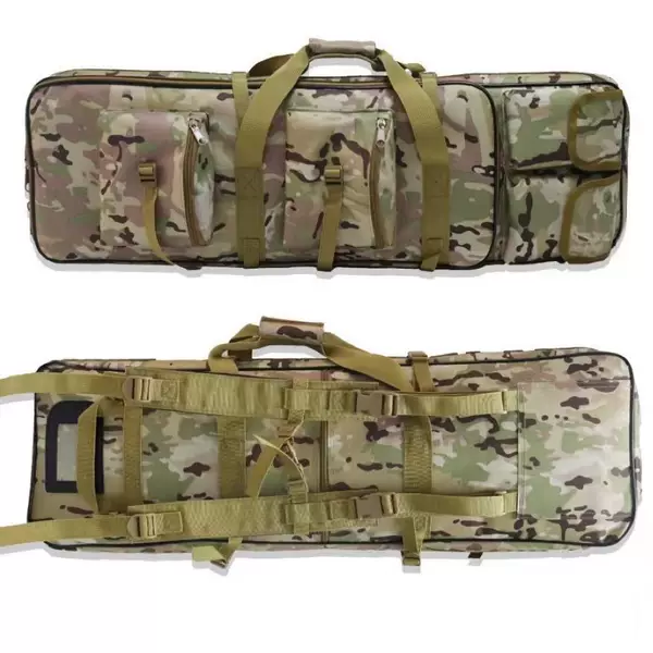 Cross-Border Amazon Multi-Functional Bag, Fishing Bag, Waterproof Mountaineering Travel Fishing Gear Bag, Fishing Rod Bag, Multi-Functional Double-Shoulder Gun Bag