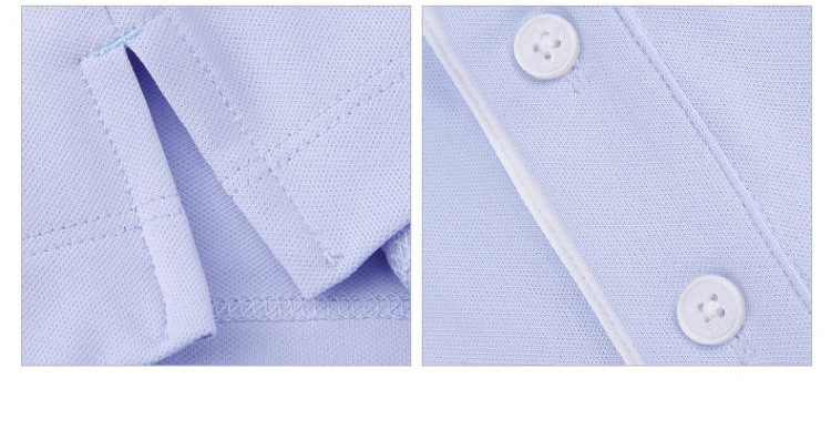 Áo polo golf tay ngắn nam nữ cao cấp tùy chỉnh logo — Yf606-Nam 2 [màu xanh nước biển] vải ngọc trai, Yf602-Nữ 1 [Màu Xanh nước biển] Chất liệu lụa sữa, Yf604-vải hạt nữ 2 [Đỏ], Yf606-Nam 2 [Đỏ] Vải đính cườm chi tiết 21