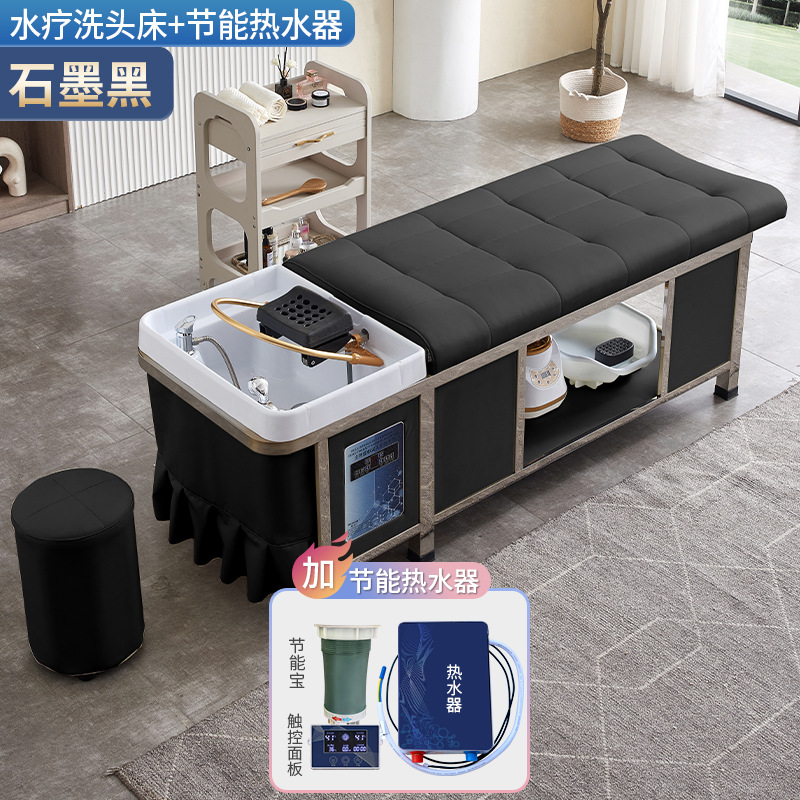 Grafite negro + ciclo de agua + calentador de agua