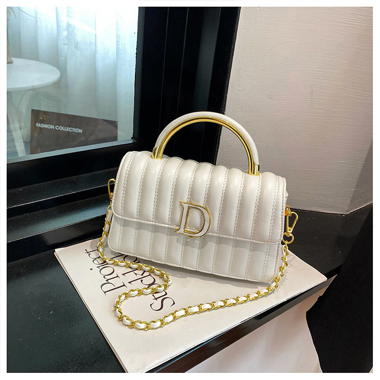 Hochwertige, leichte, luxuriöse, weiche Ledertasche mit bestickter Kette, kleine, duftende Tasche für Damen, vielseitige, modische Textur, One-Shoulder-Crossbody-Handtasche_voghion.com