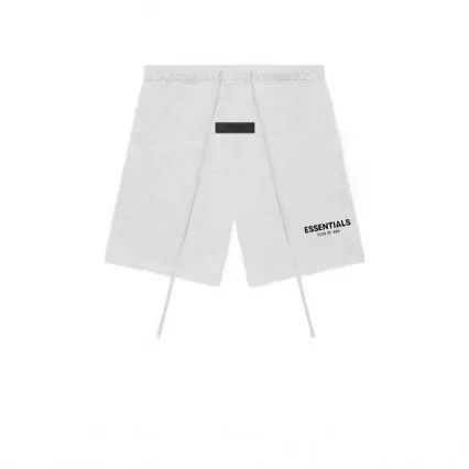 Ss22 --Essentials-Small Label Flocking Printed 5-Point Shorts Sweatshort